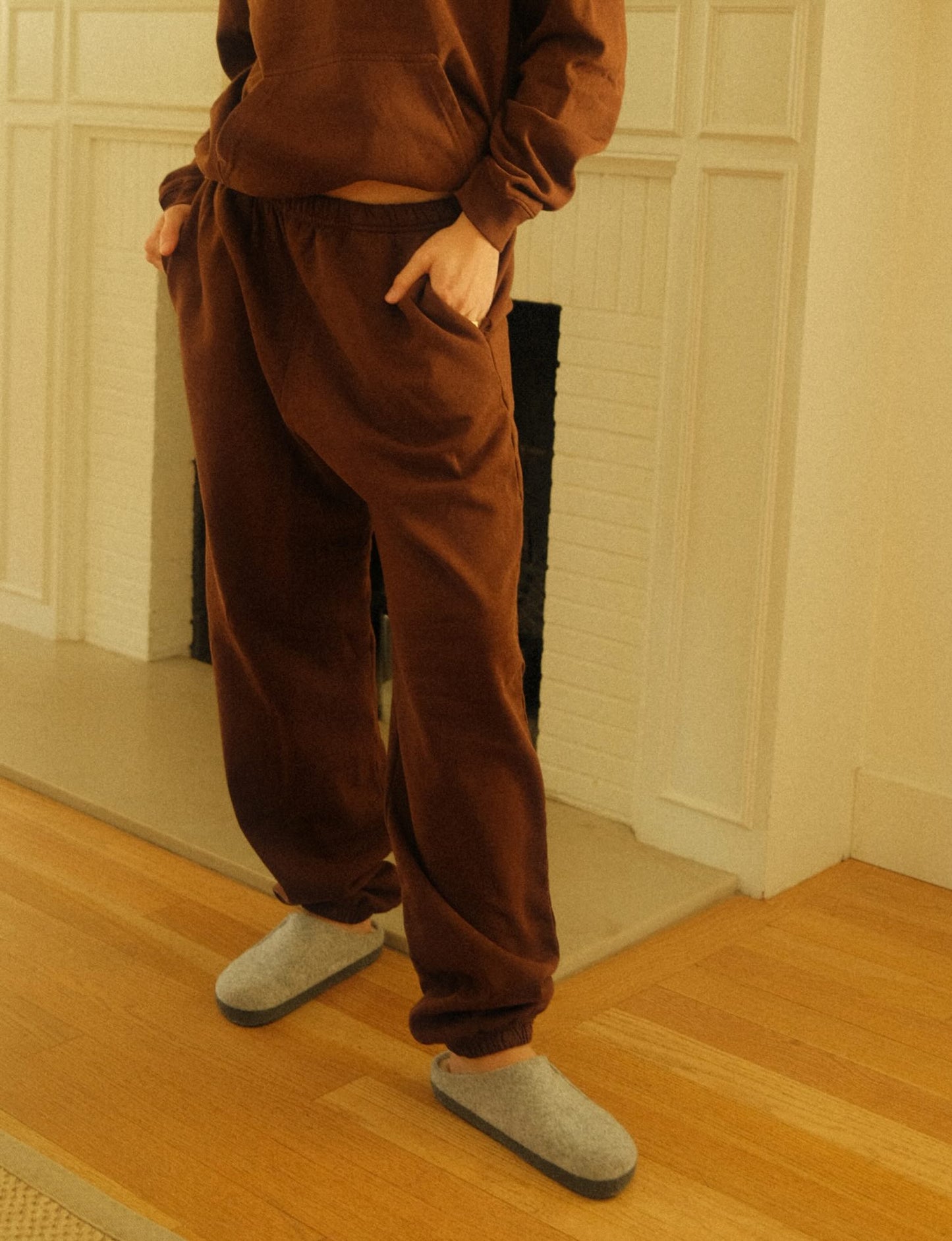 the fleece pocket pant